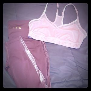 Victoria secret leggings and bra